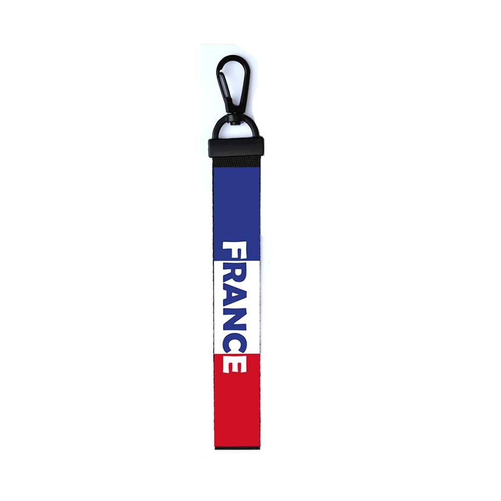 France Key Chain Keyring Luggage Tag Zipper Pull Bag French Key Ring