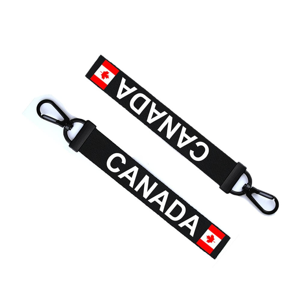 Canada Key Chain Keyring Luggage Tag Zipper Pull Bag Canadian Key Ring