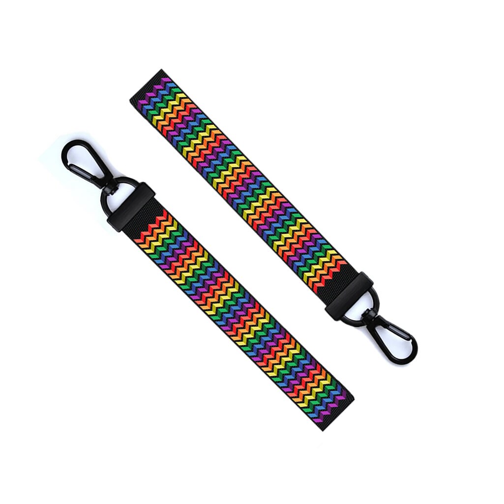 LGBT Flag Key Chain Keyring Luggage Tag Zipper Pull Bag Gay pride rainbow Key Ring
