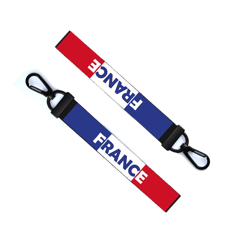 France Key Chain Keyring Luggage Tag Zipper Pull Bag French Key Ring