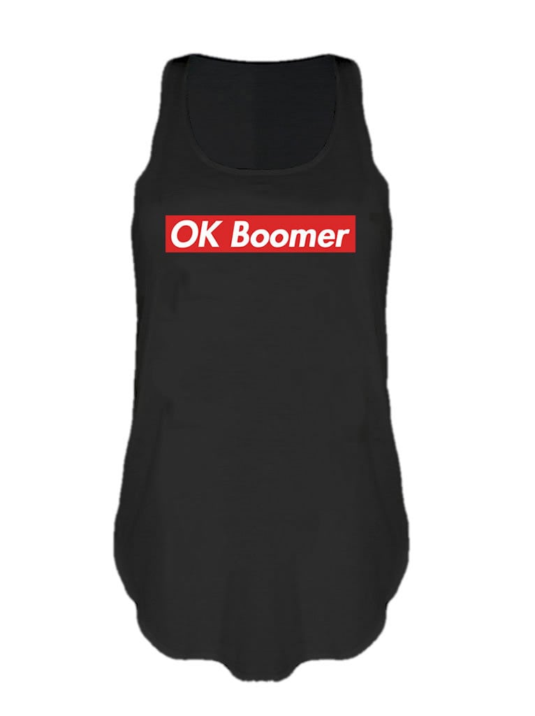 OK Boomer unisex print Tank Top Generation Z Come back crest Gen Z vest