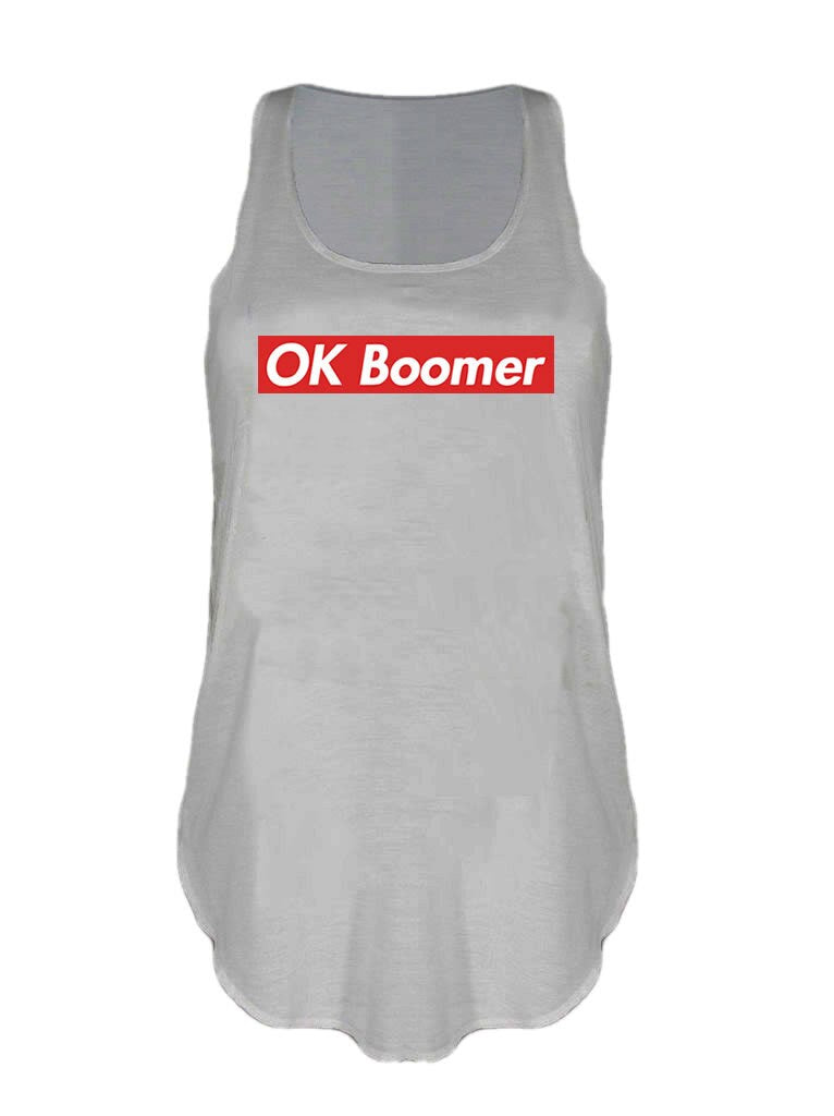 OK Boomer unisex print Tank Top Generation Z Come back crest Gen Z vest