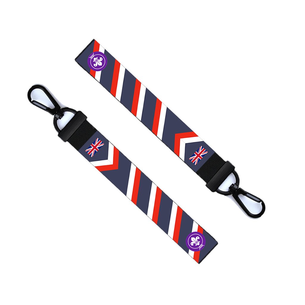 UK Scout Key Chain Keyring Luggage Tag Zipper Pull Bag Canadian Key Ring United Kingdom Scouts