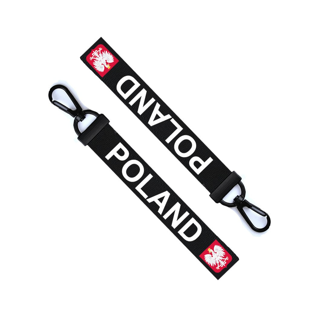 Poland Flag Key Chain Polish Key Ring tag