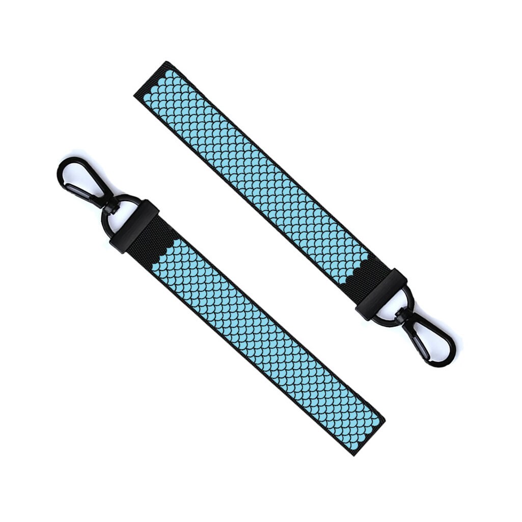 Scales Key Chain Keyring Luggage Tag Zipper Pull Bag Mermaid scales Key Ring