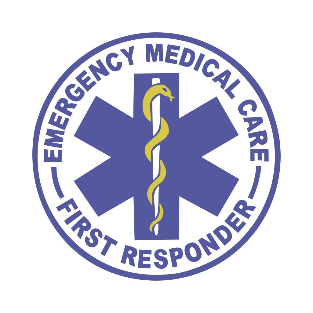 Set of 2 Staff / Rod of Asclepius Medic badge DIY IRON ON Screen print Patch for fabric transfer Doctor Nurse ambulance first responders