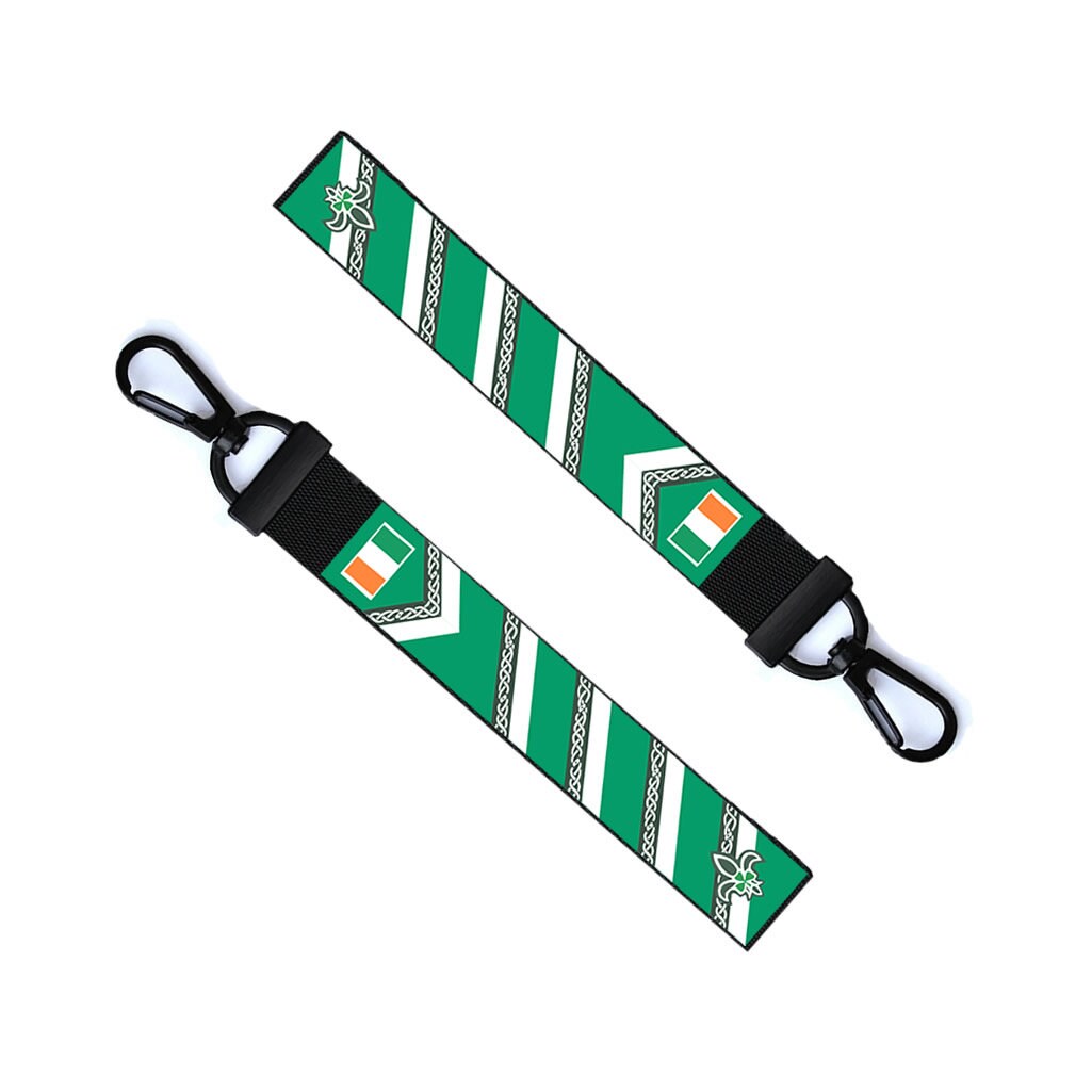 Irish Scout Key Chain Keyring Luggage Tag Zipper Pull Bag Canadian Key Ring Ireland Scouts