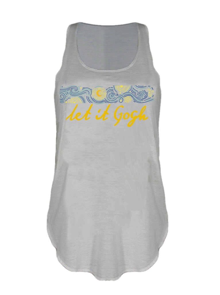 Let it Gogh Did It Tank top Van Gogh Starry Night art Inspired Vest