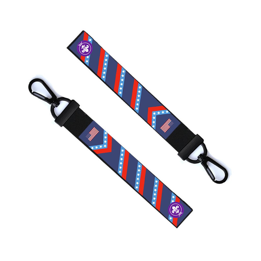 USA Scout Key Chain Keyring Luggage Tag Zipper Pull Bag Canadian Key Ring United States of America Scouts