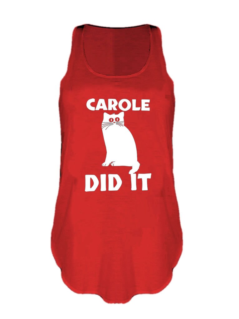 Carole Baskin Did It Tank top Funny Joe Exotic The Tiger King Cat Rescue Vest