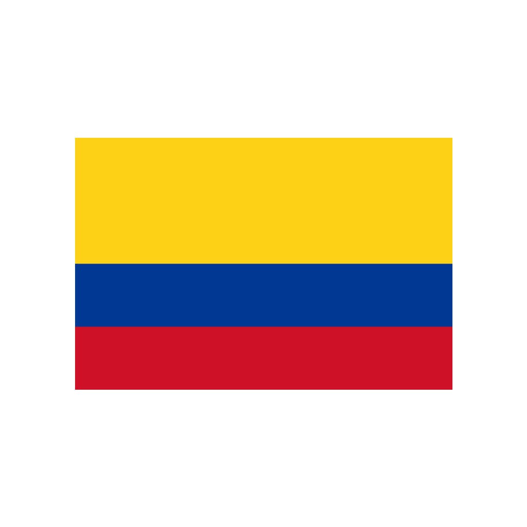 Set of 2 x COLOMBIAN FLAG Iron on Screen Print Transfers for Fabrics Machine Washable patch COLOMBIA