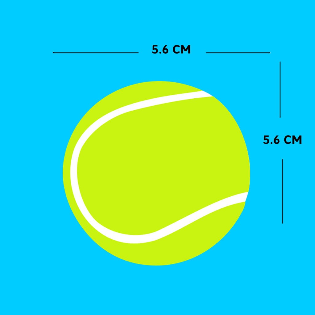 Set of 2 x Tennis Ball DIY Iron on Screen Print Transfer for fabrics Machine Washable badge Long Tennis