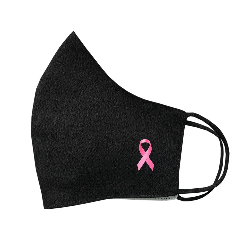 Cancer Awareness Face Mask Protective Covering Washable Reusable Breathable Cover Pink Ribbon