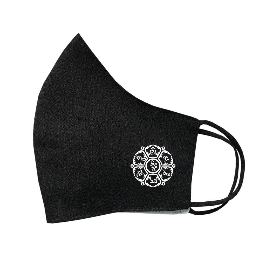 Buddhist Protective Covering Washable Reusable Breathable Om mani padme hum prayer Mask