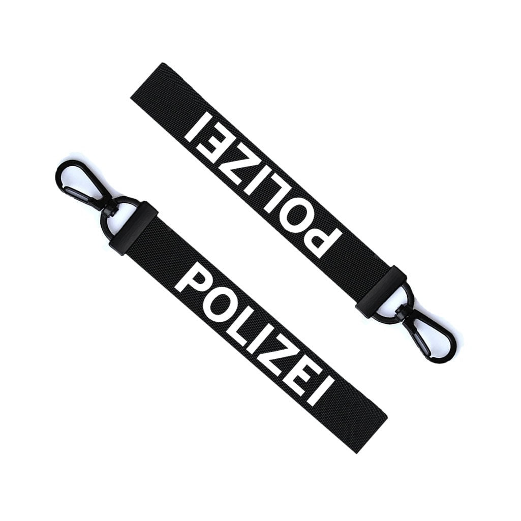 Polizei Key Chain Key ring Luggage Tag Zipper Pull Police Key Tag