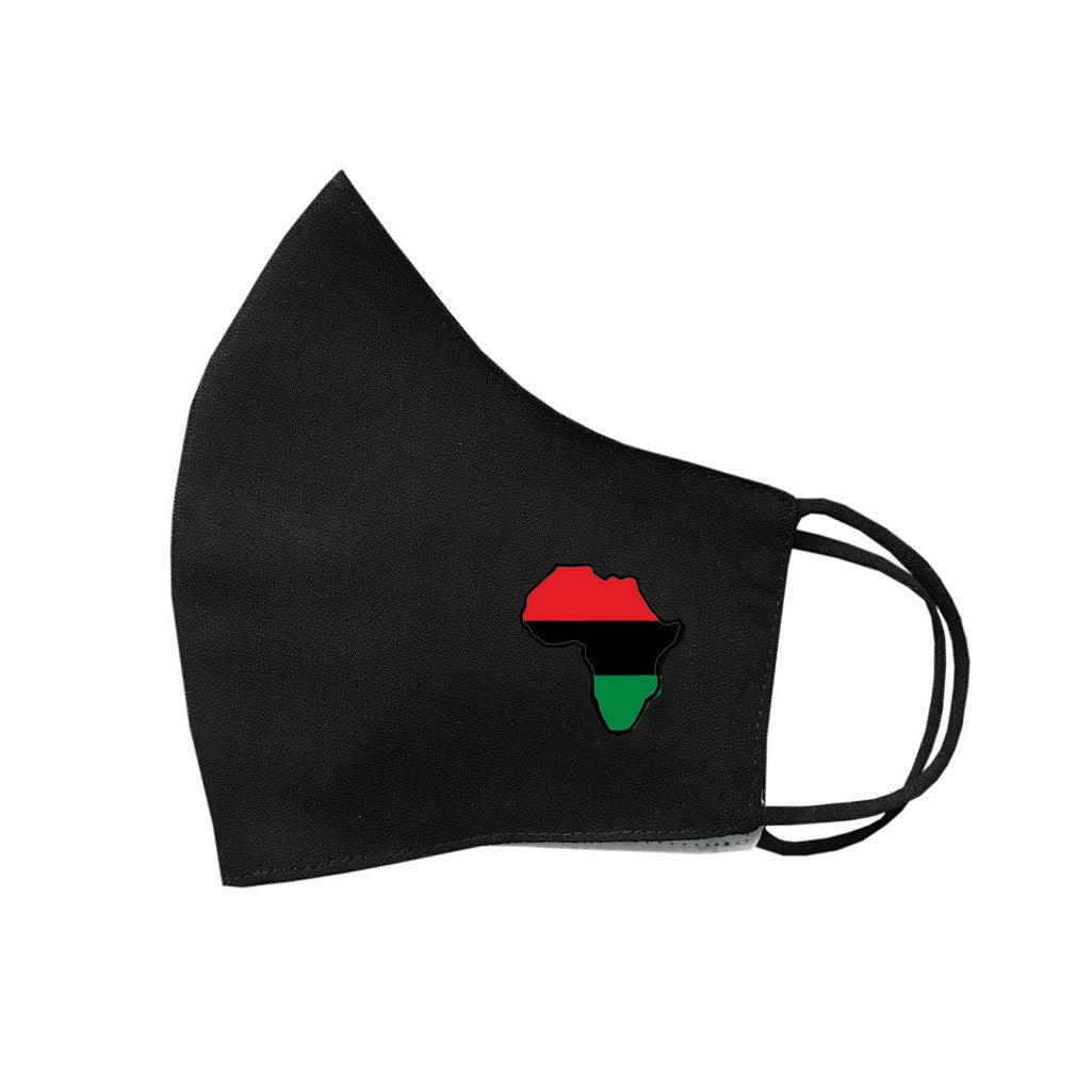 Pan African Map Mask Protective Covering Washable Reusable Breathable Africa
