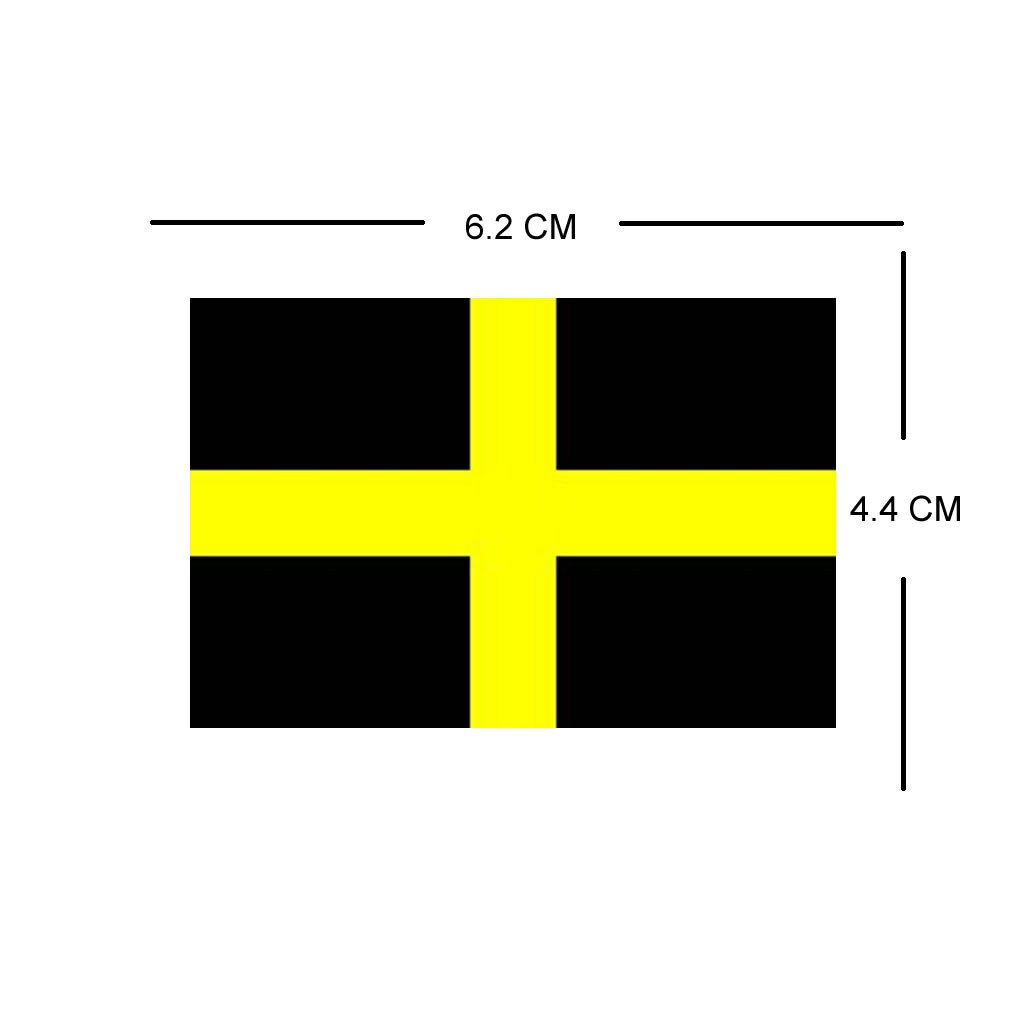 2 x St davids Flag Iron on Screen Print Transfers for Fabrics wales