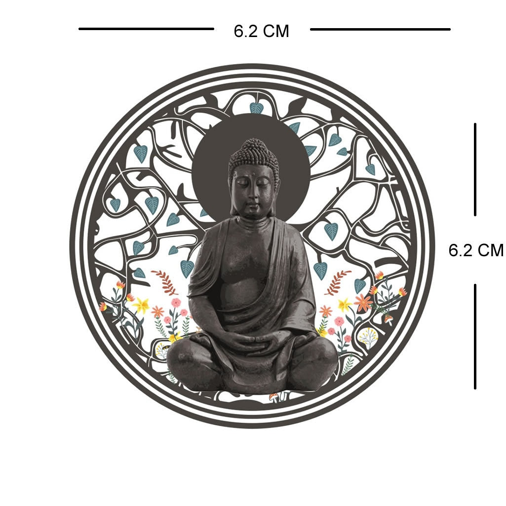 Buddha Iron on Screen Print Transfers for Fabrics tree of life