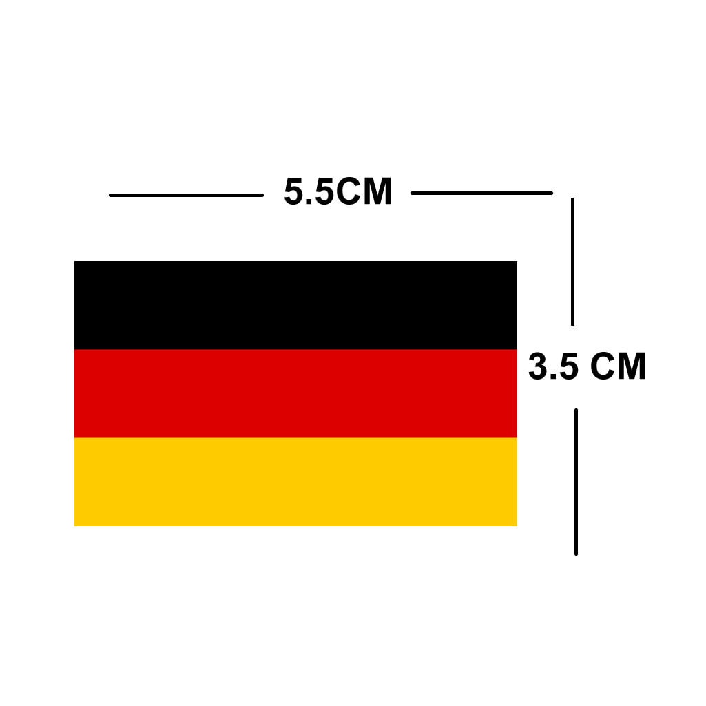 Set of 4 x Germany Flag Temporary Tattoo Waterproof Lasts 1 week Flag for country support football German Team