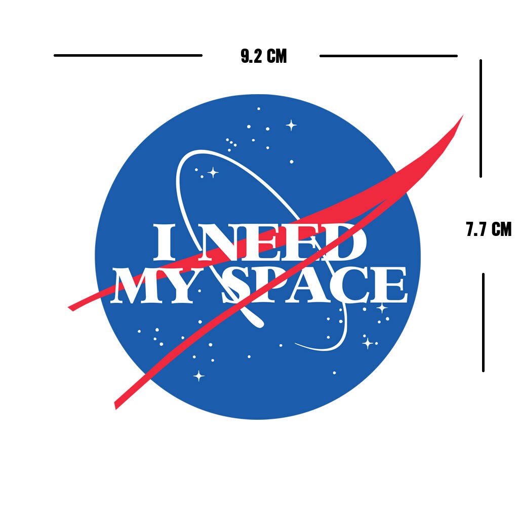 I need my space NERD Iron on Screen Print fabric heat press Machine Washable patch GEEK
