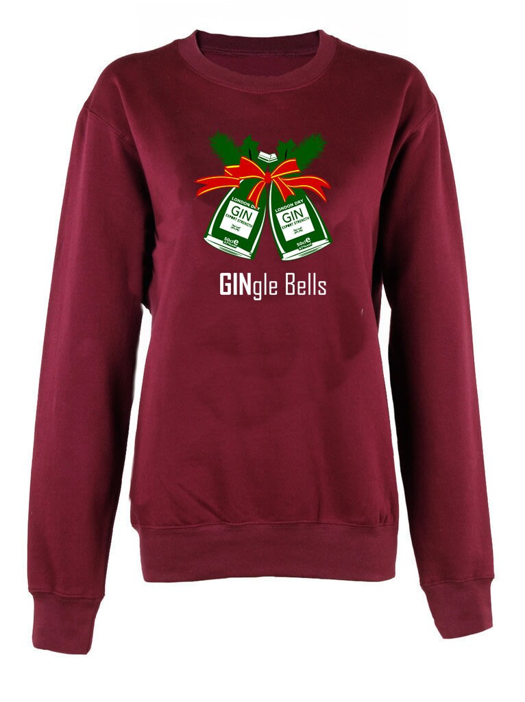 Jingle Bells unisex Christmas jumper Sweatshirt Xmas gift Gingle Bells