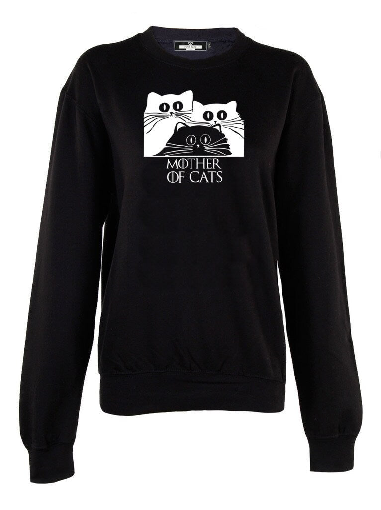 Mother of Cats Christmas unisex Christmas jumper Sweatshirt Xmas gift