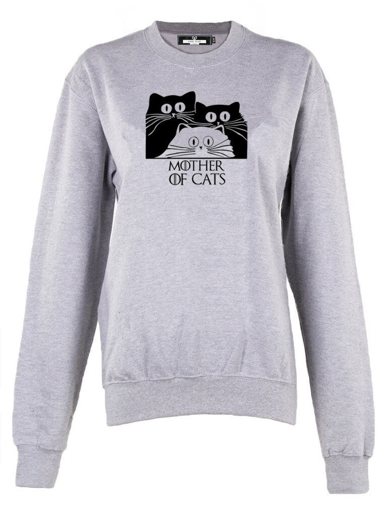 Mother of Cats Christmas unisex Christmas jumper Sweatshirt Xmas gift
