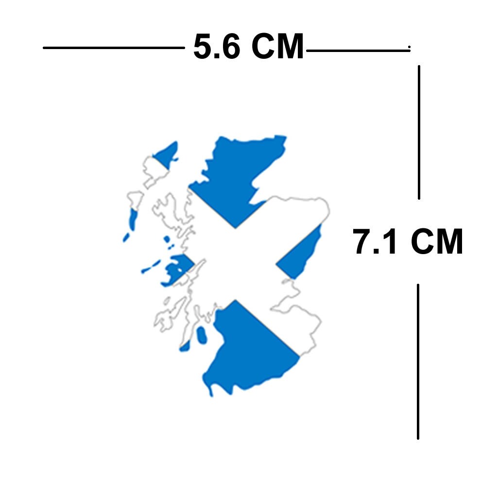 Scotland Map Iron on Screen print transfer for fabrics Scottish FLAG