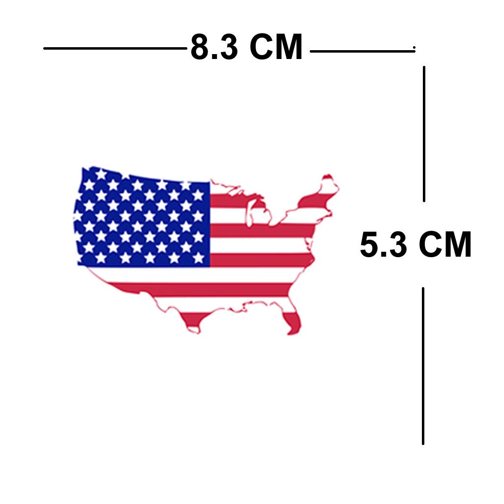 USA map Iron on Screen print Fabric Applique machine washable transfer USA FLAG