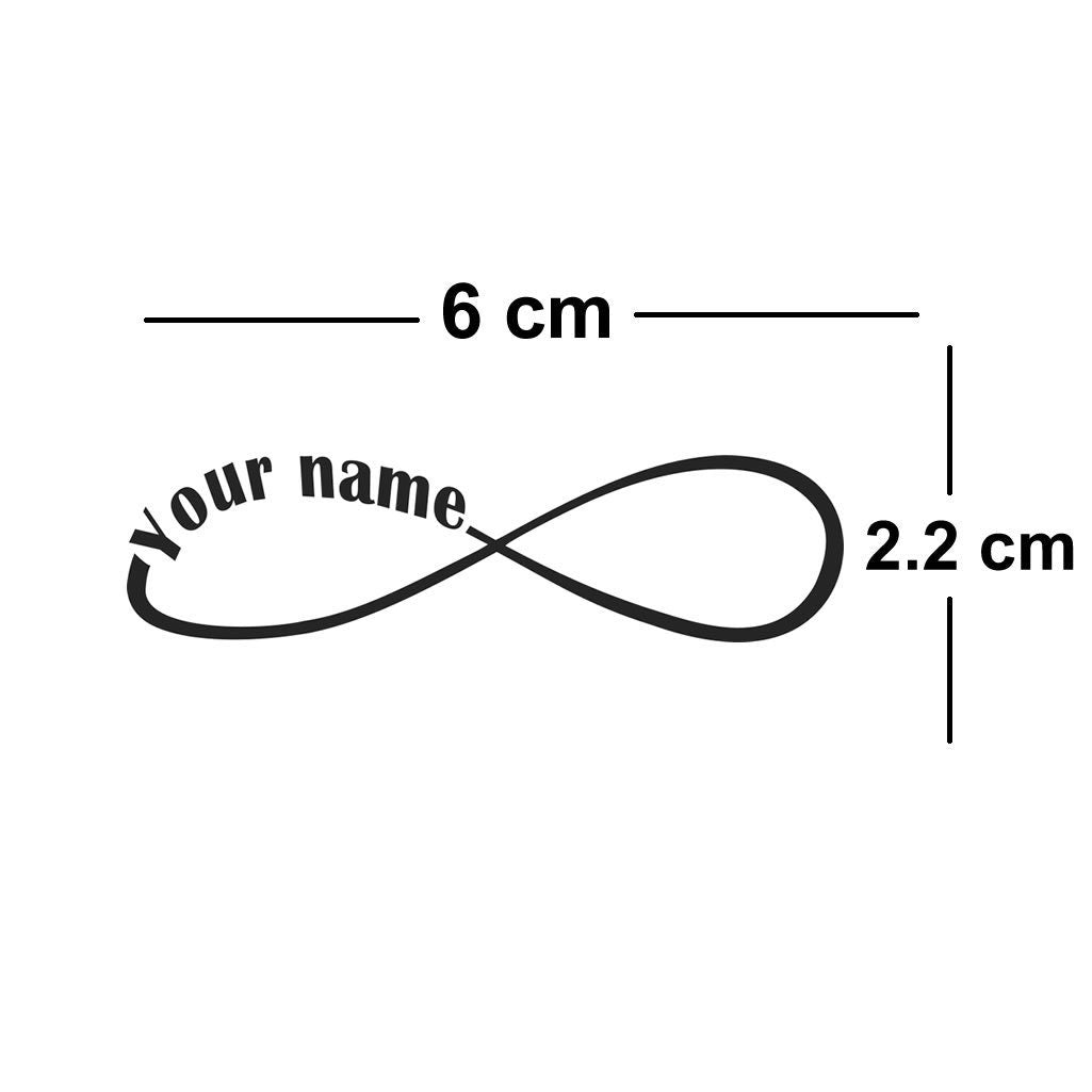 Custom / Personalized Temporary Tattoo lasts a week Wrist Ankle Forever / Eternal Love/ butterfly/ crown pink ribbon
