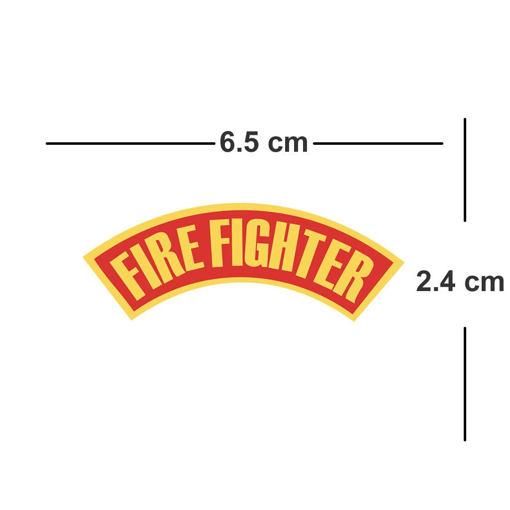 2 x Firefighter Iron on screen print Transfers for Fabrics fireman first responder
