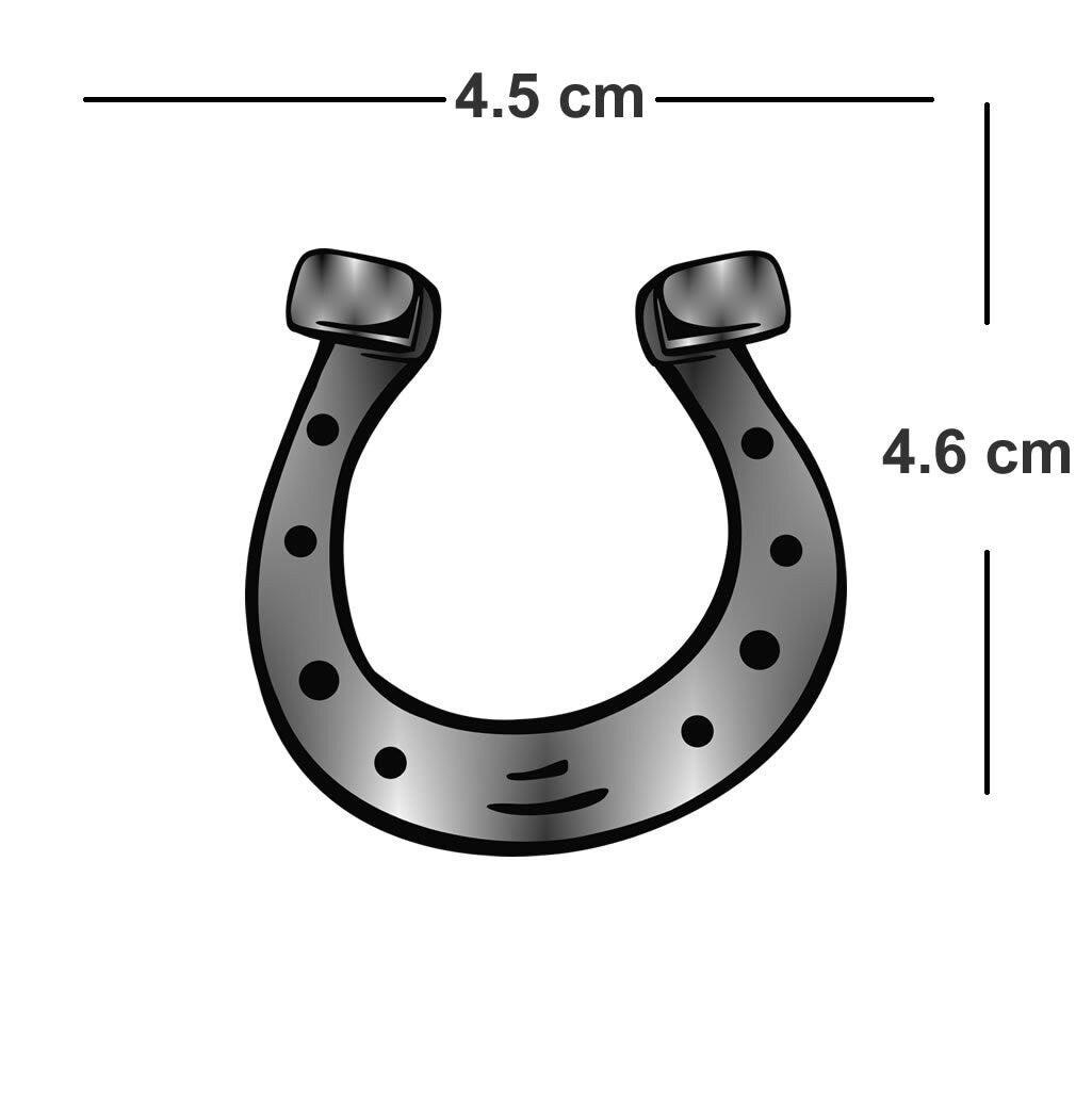 Horse Shoe Iron on Transfers for Fabrics lucky Good luck
