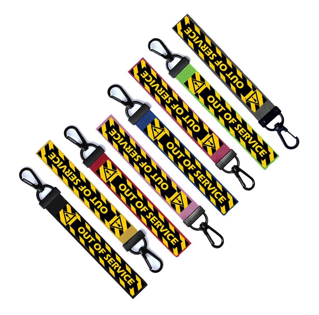 Out of Service Key tag Chain Keyring Luggage Tag