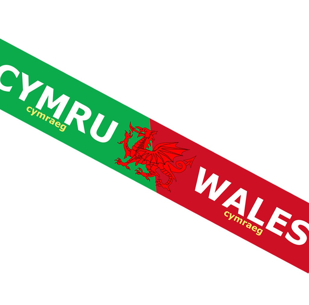 Wales Key tag Chain Keyring Luggage Tag Welsh Dragon Wales Flag
