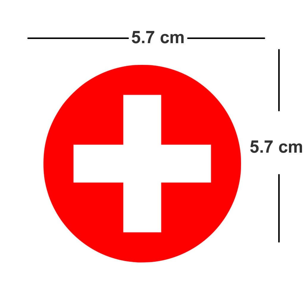 Red Cross Iron on Screen Print Transfers for Fabrics medic medical cross first aid