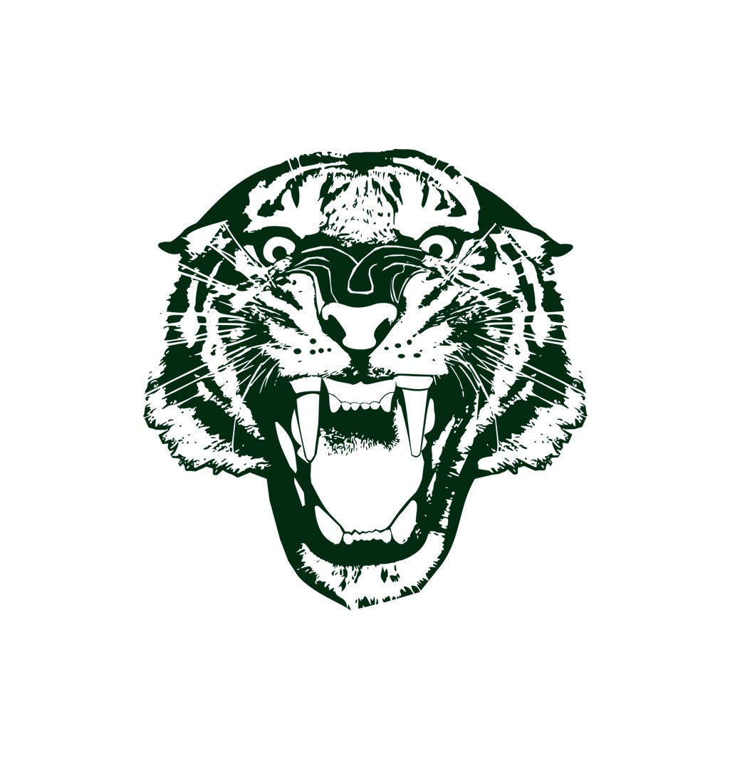 Tiger Head Temporary Tattoo neck face arm hand body art