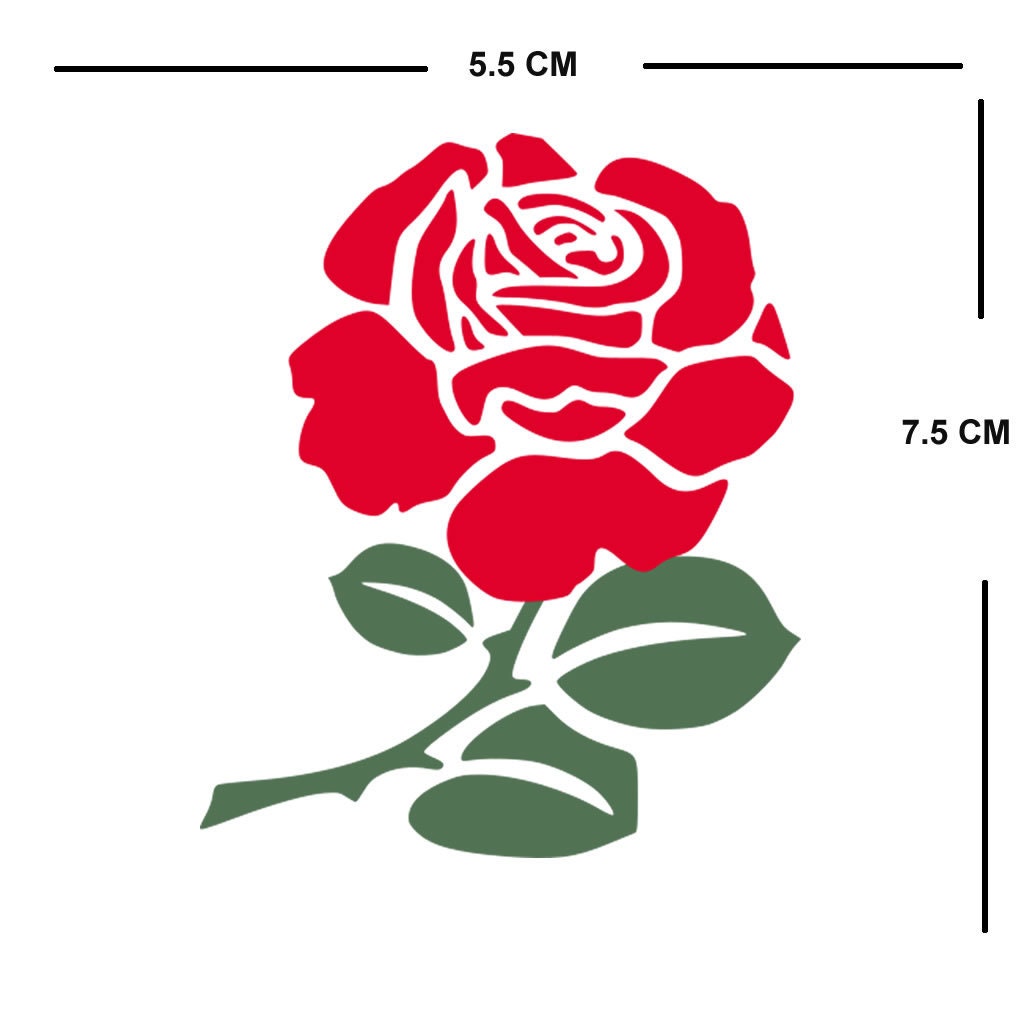 7 X England Iron on Transfers for Fabrics English rose England Team Flag