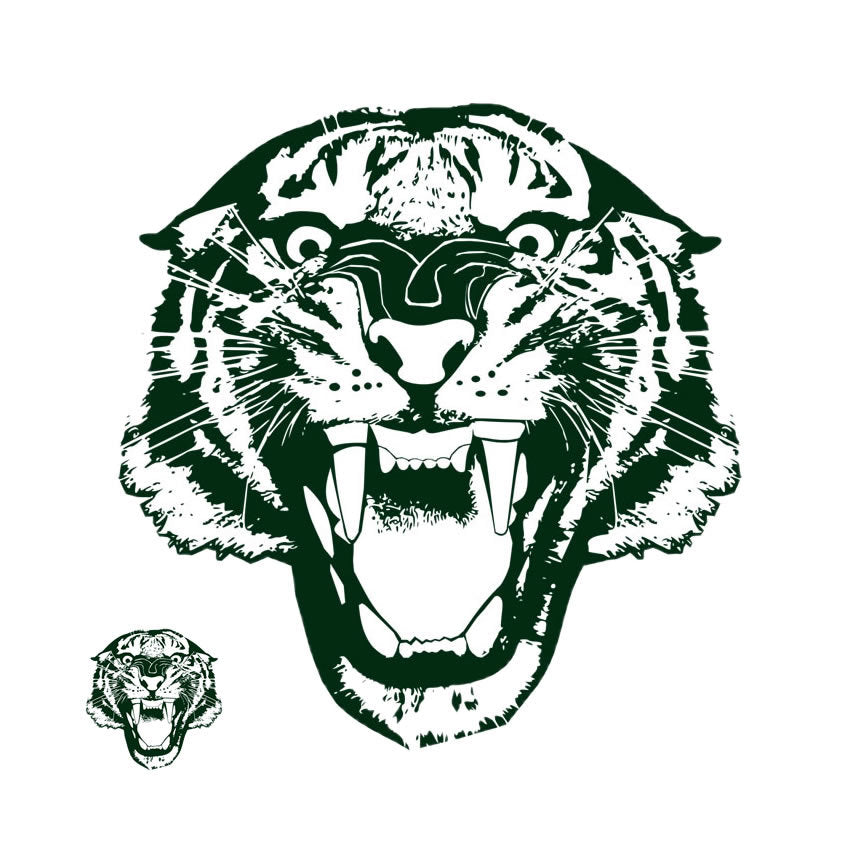2 x Tiger Head Semi Permanent Tattoo Waterproof Lasts 1 - 2 weeks