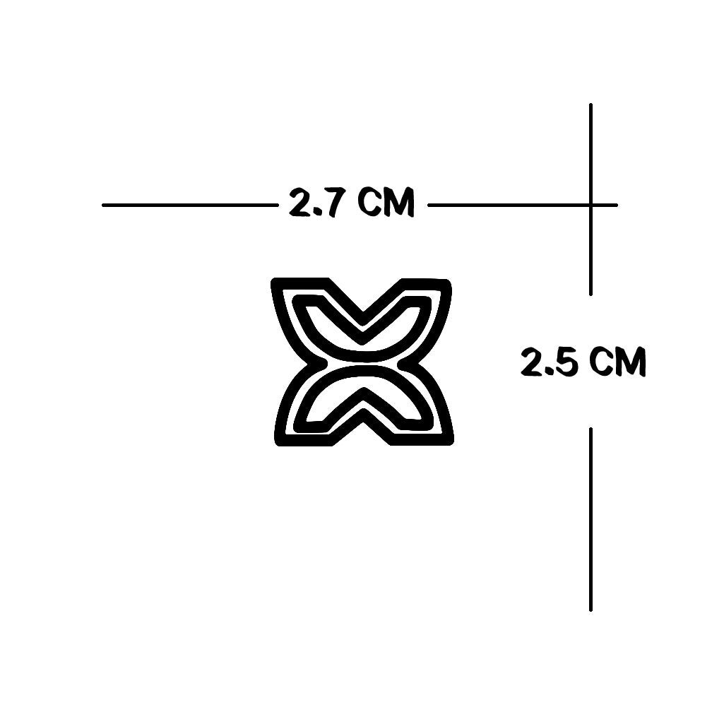 6 x African Adinkra Symbols Semi Permanent Tattoo Waterproof Lasts 1 - 2 weeks Hope loyalty courage freedom