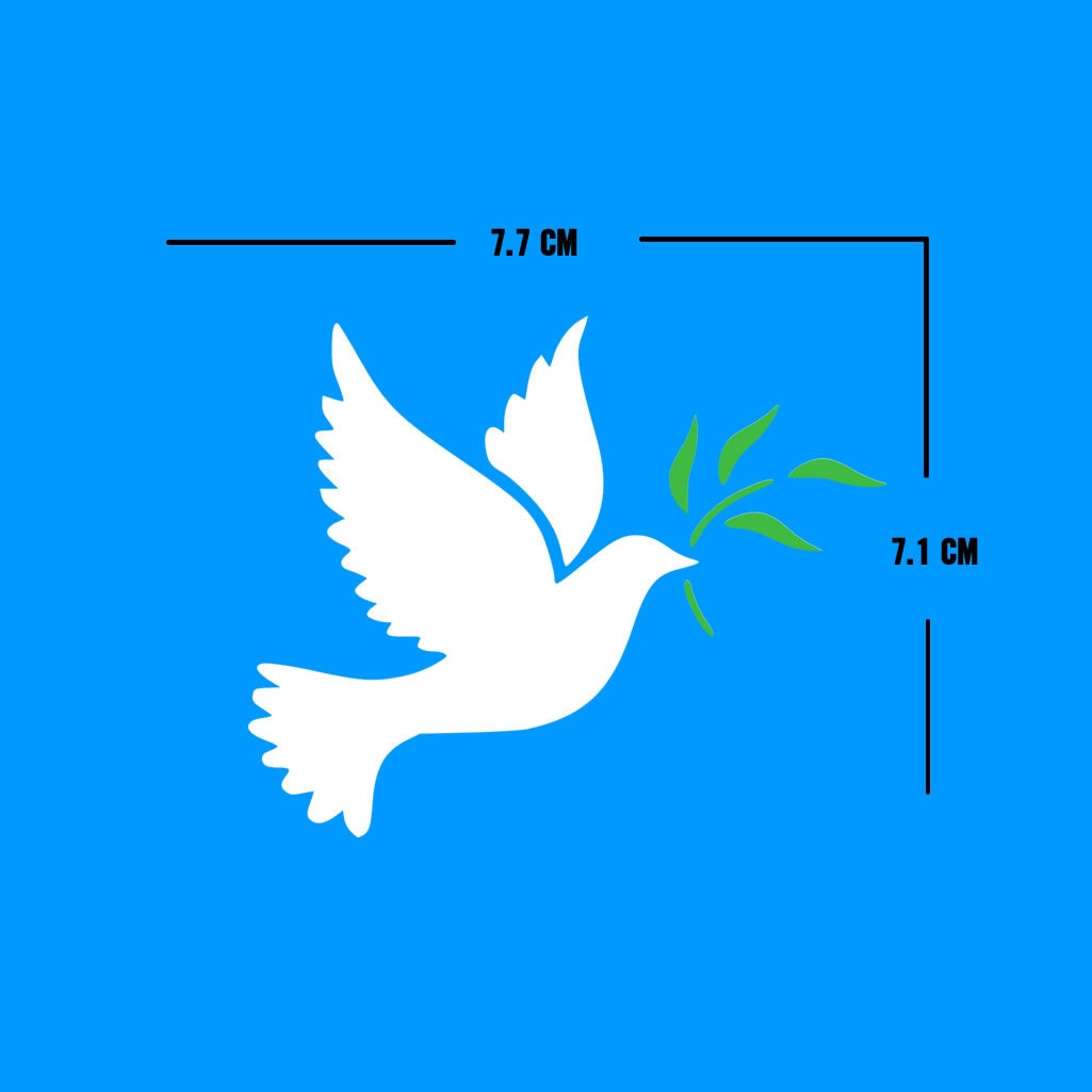9 x Palestine Flag Iron on Screen Print Transfer Palestinian Freedom Dove