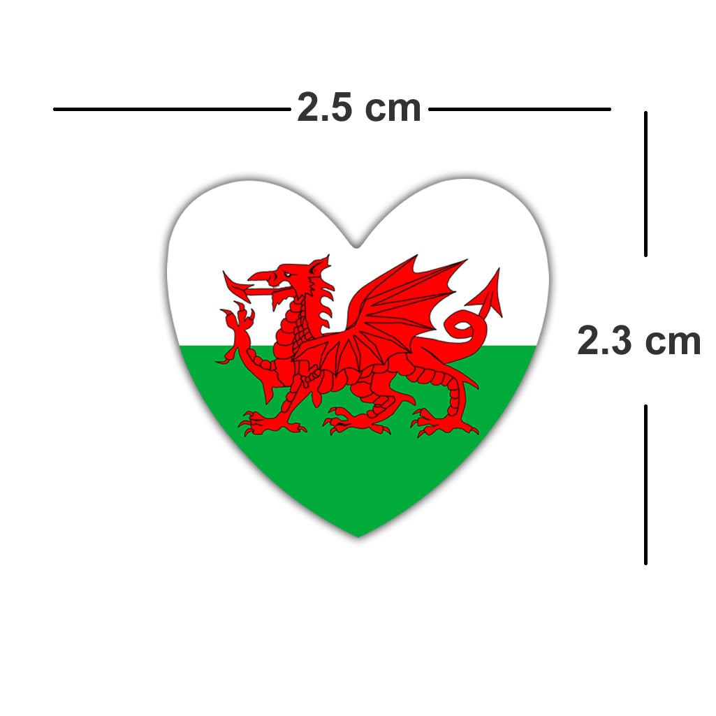 9 X Wales Iron on Transfers for Fabrics welsh dragon flag Cymru Daffodil heart