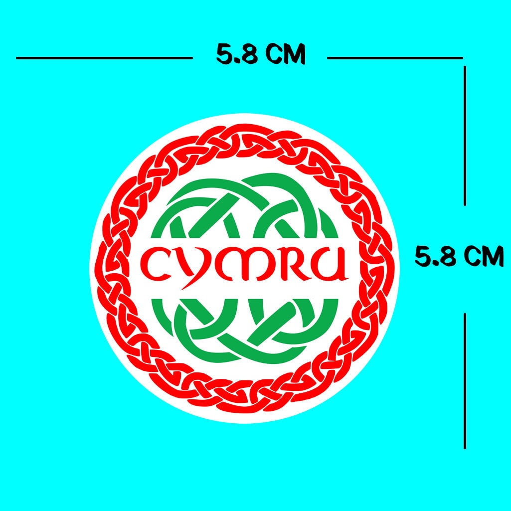 Cymru iron on transfer for fabrics wales / welsh Celtic patch