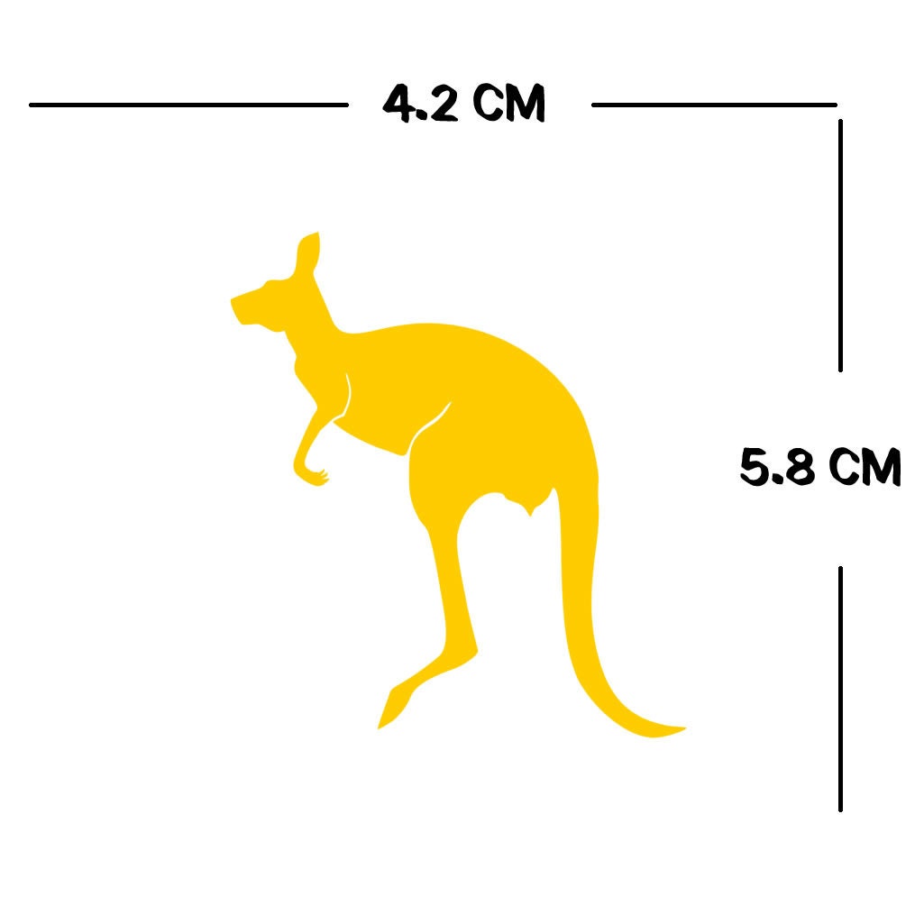 Kangaroo Iron on Transfer for fabric Australia National Animal patch