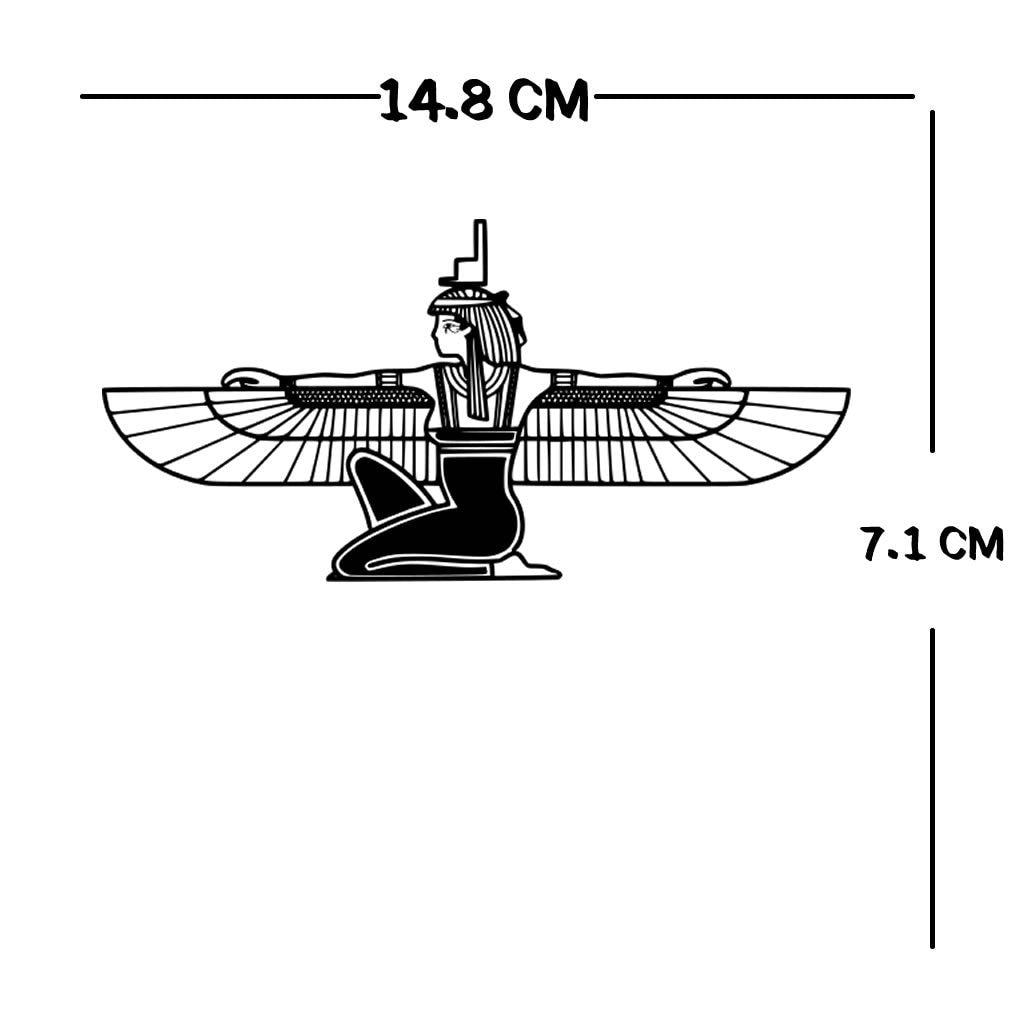 Set of 11 Egyptian Temporary Tattoo Goddess ISIS scarab beetle eye of Horus ankh