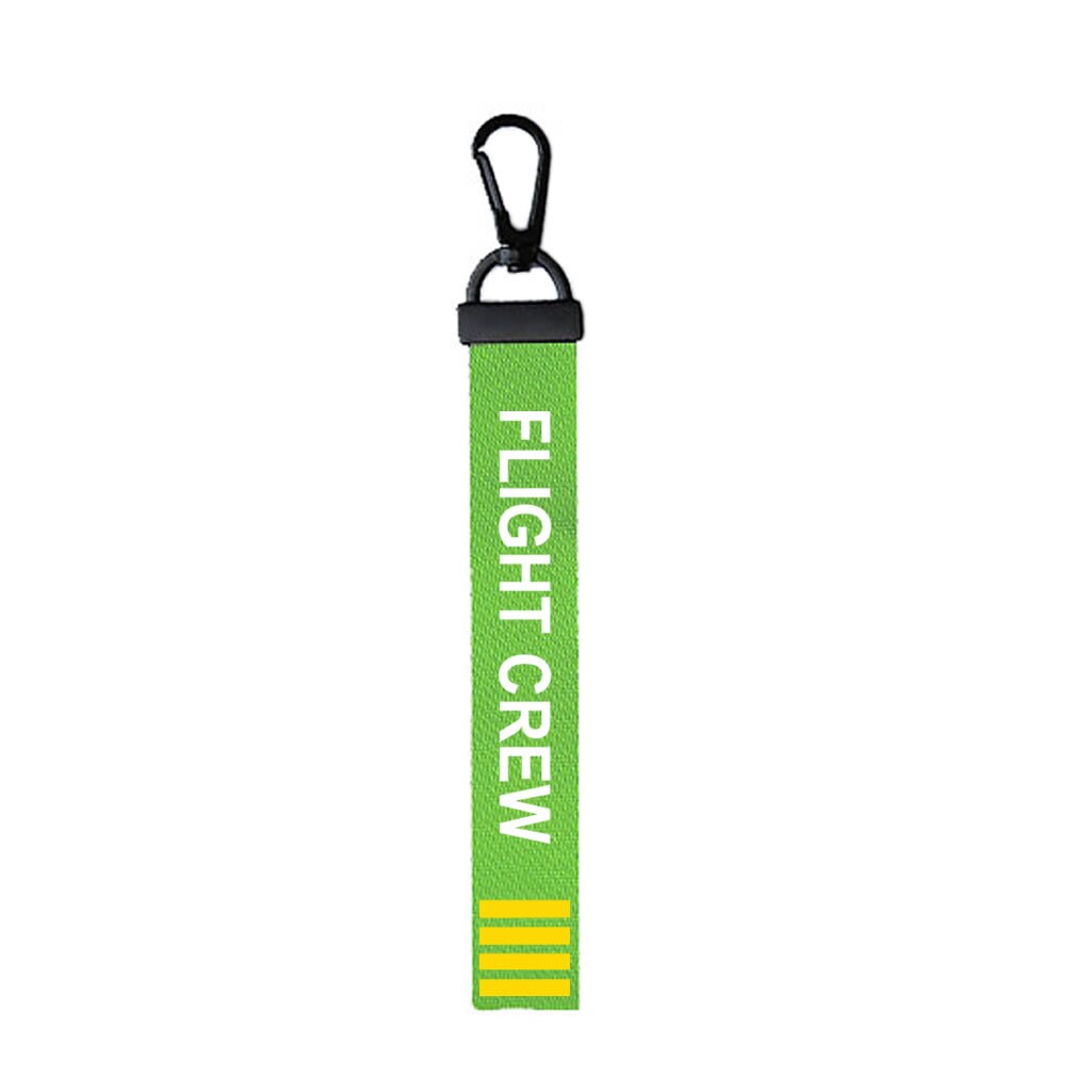 Flight Crew Key Chain Key ring Luggage Tag Zipper Pull Cabin Pilot