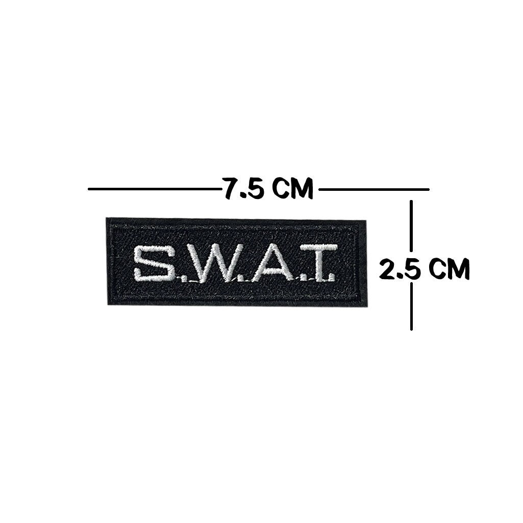 SWAT Embroidery Patch Iron on or Sew on Embroidered Transfer SAS Special Forces special weapons and tactics