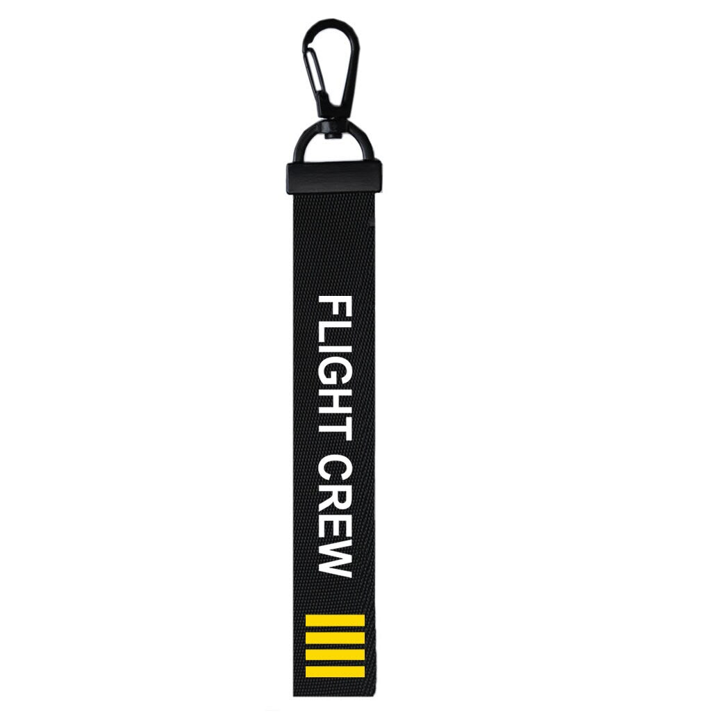 Flight Crew Key Chain Key ring Luggage Tag Zipper Pull Cabin Pilot