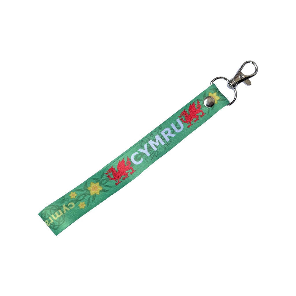 Wales Key Chain Keyring Luggage Tag Zipper Pull Bag Welsh Dragon Key Ring