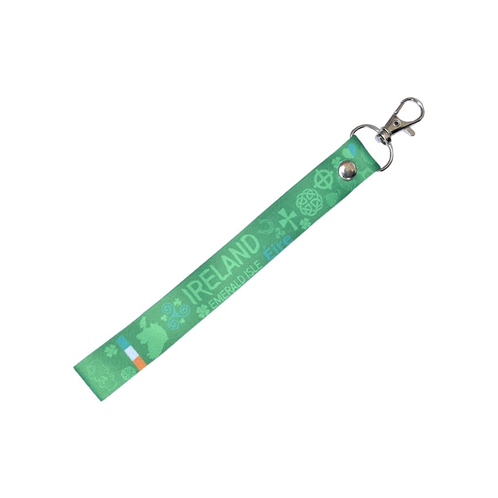 Ireland Key Chain Keyring Luggage Tag Zipper Pull Bag Irish flag Key Ring