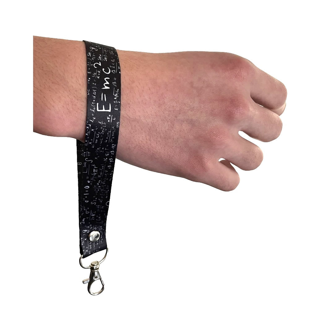 Einstein E=MC2 Equation Chain Keyring Luggage Tag Zipper Pull Bag Key Ring Theory of Relativity Math blackboard Teacher